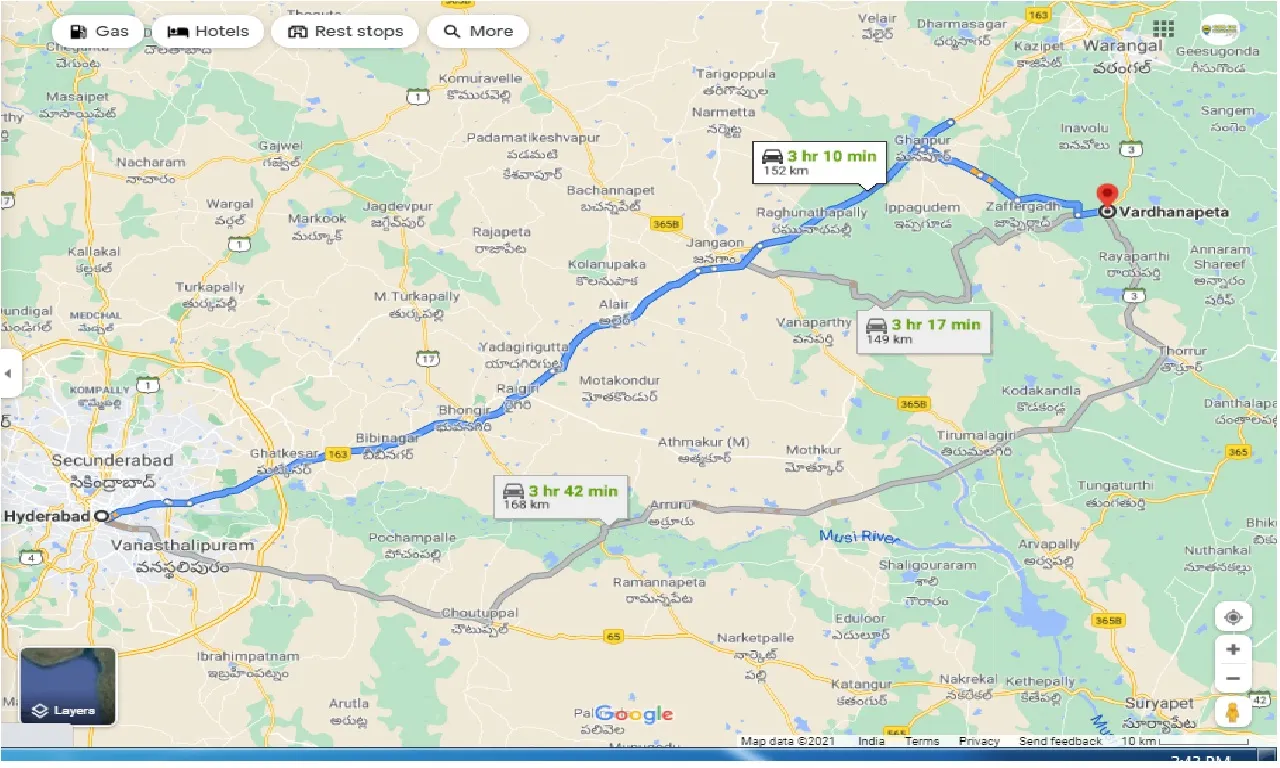 hyderabad-to-wardhannapet-round-trip