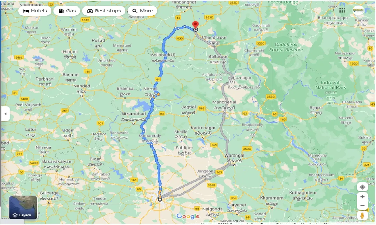 hyderabad-to-warora-round-trip