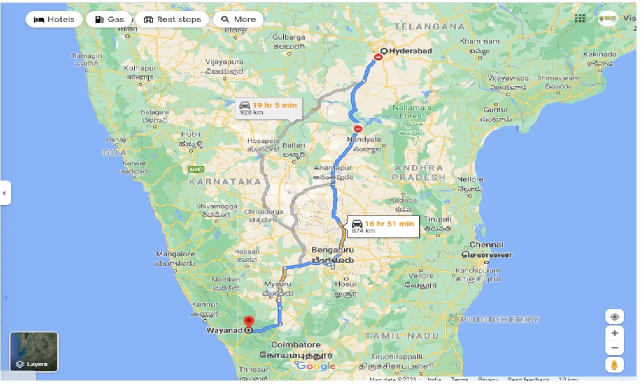 hyderabad-to-wayanad-one-way