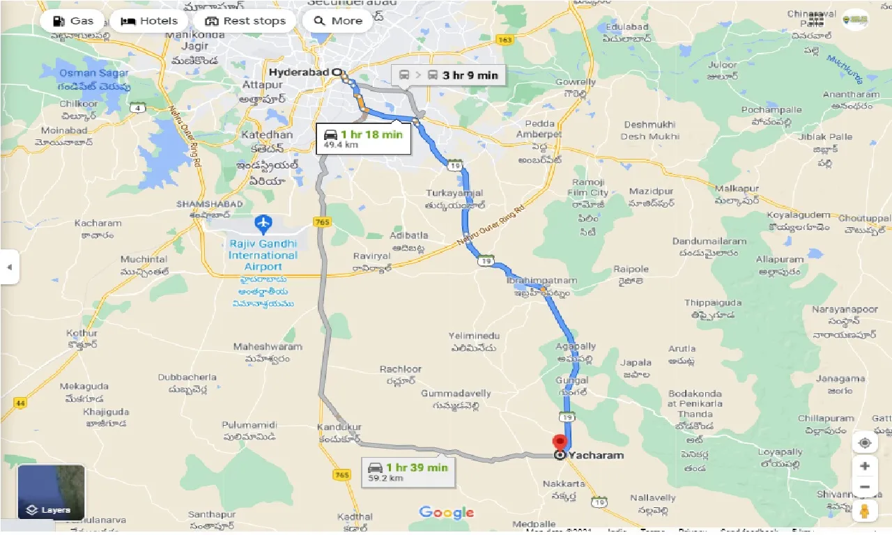 hyderabad-to-yacharam-round-trip