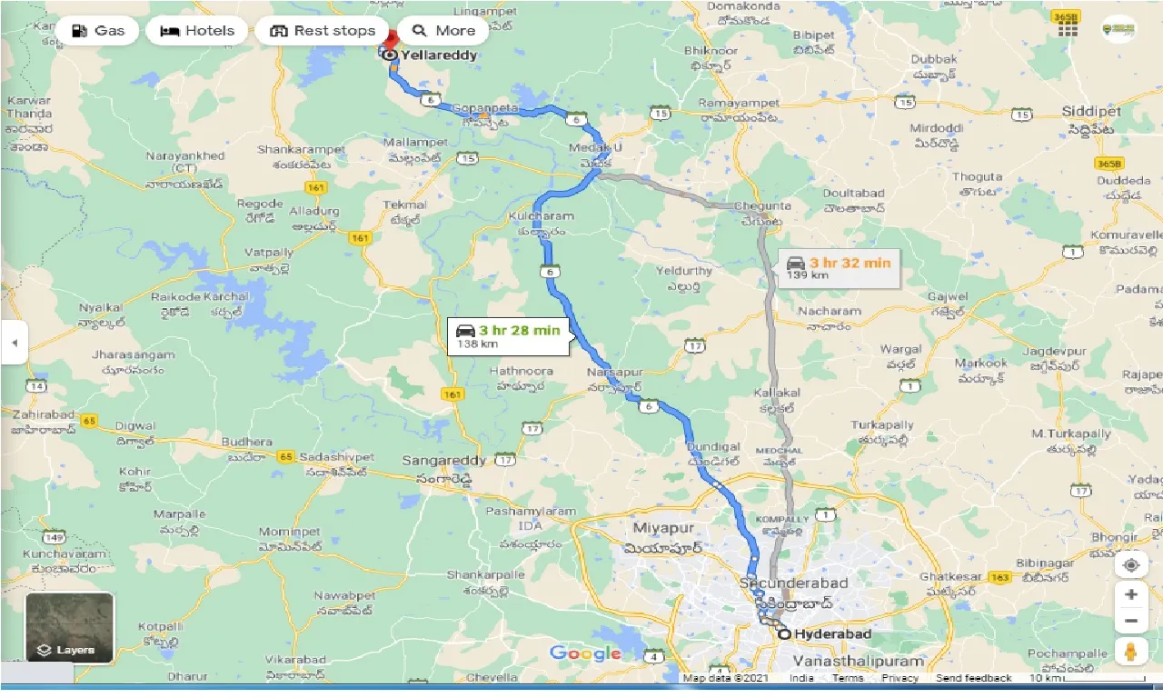 hyderabad-to-yellareddy-round-trip