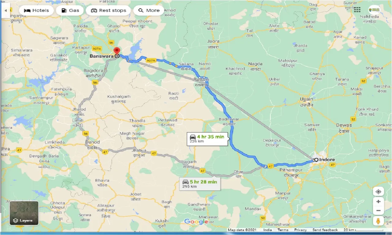 indore-to-banswara-round-trip