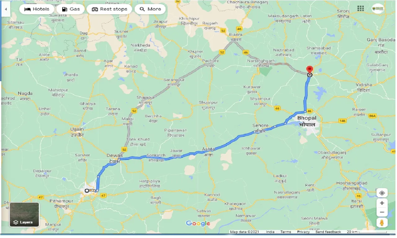 indore-to-berasia-one-way