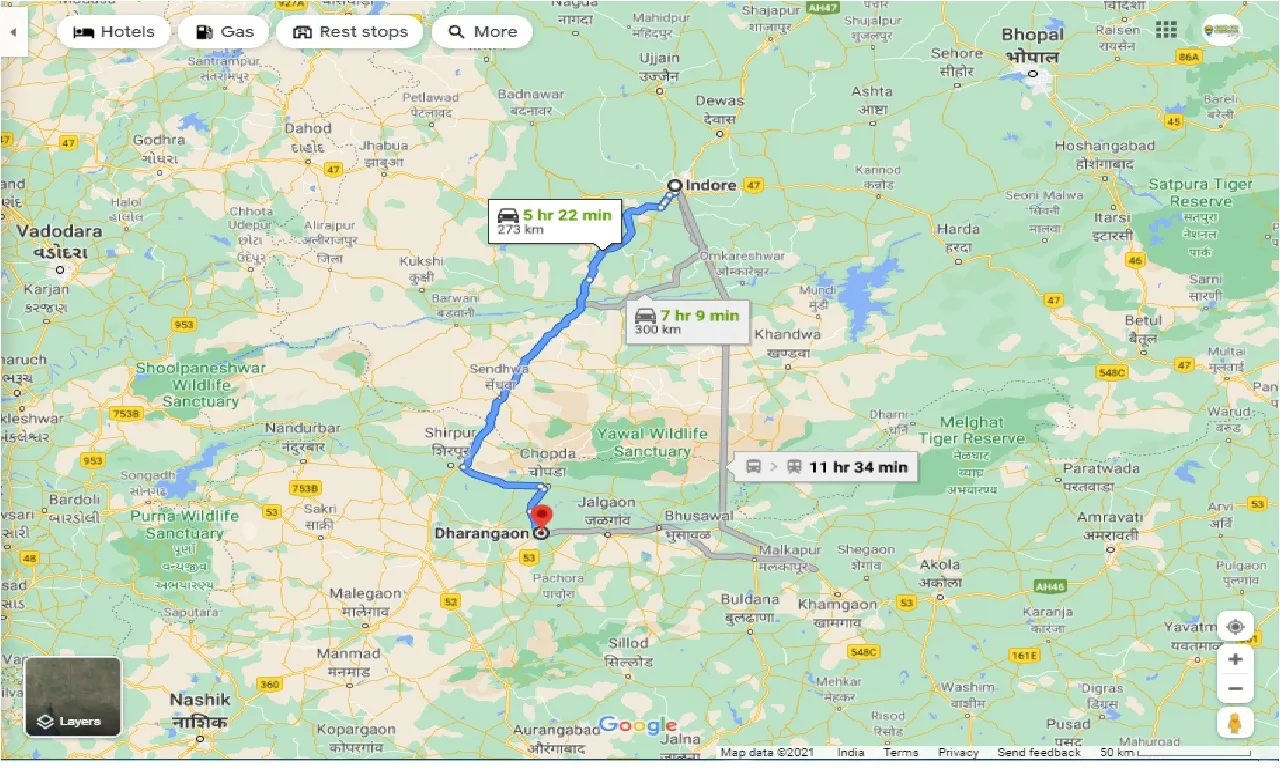 indore-to-dharangaon-round-trip