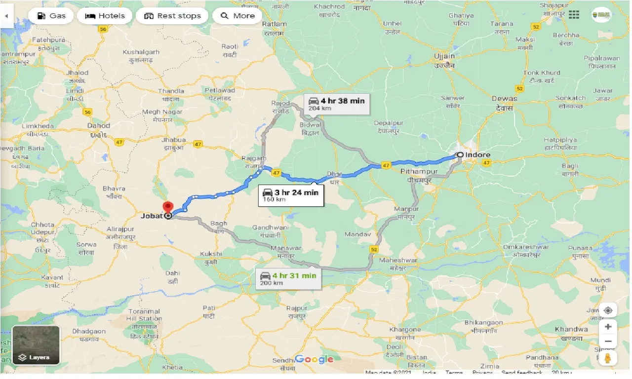 indore-to-jobat-round-trip