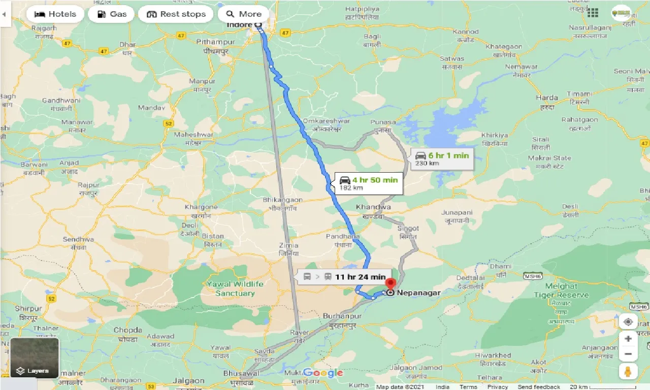 indore-to-nepanagar-round-trip