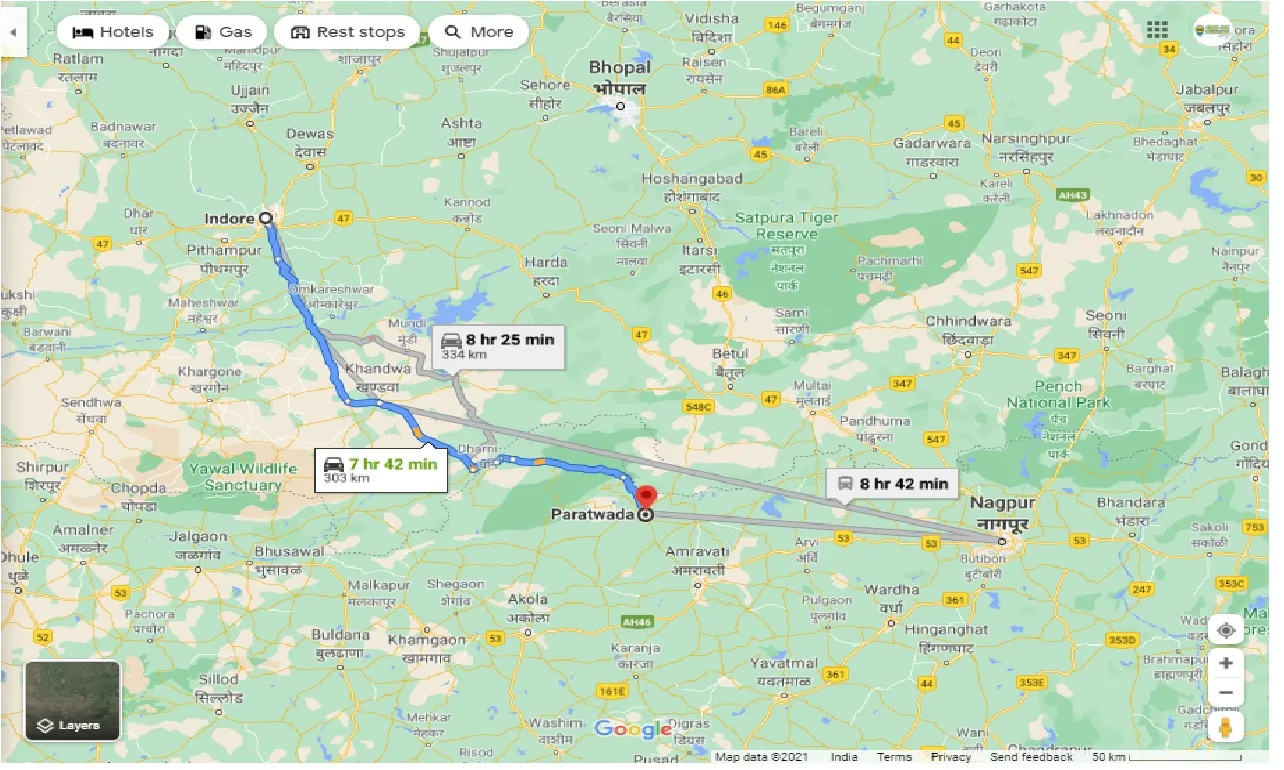 indore-to-paratwada-one-way