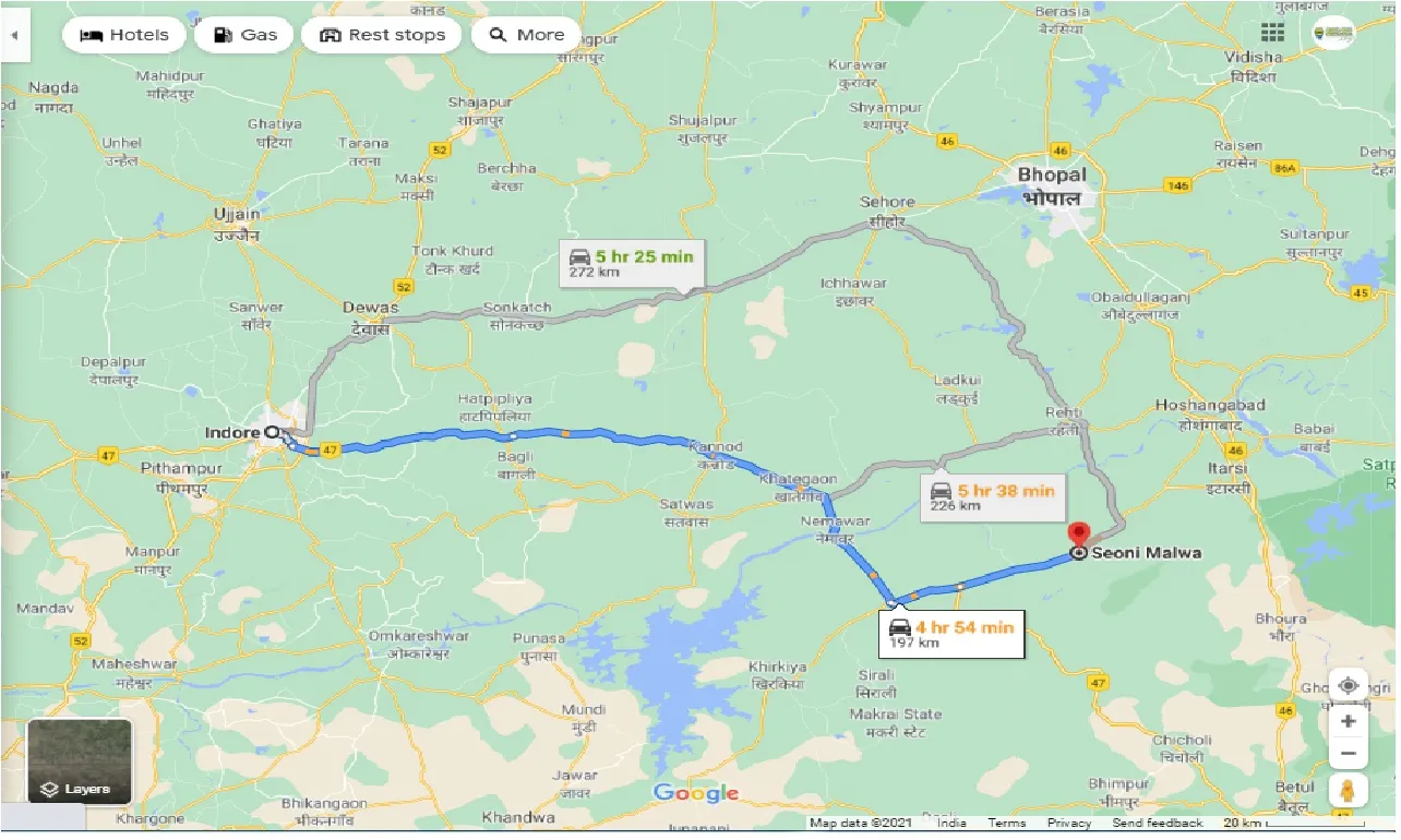 indore-to-seoni-malwa-one-way