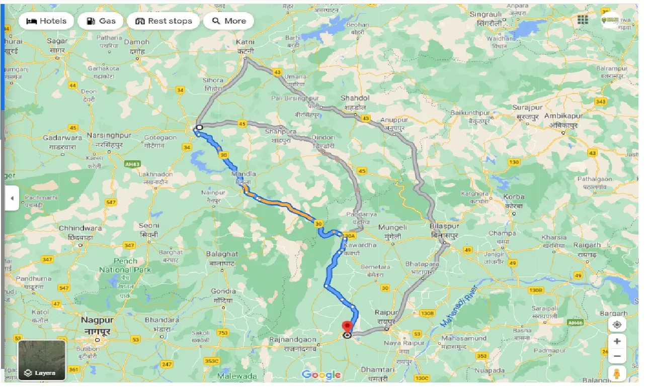 jabalpur-to-durg-round-trip