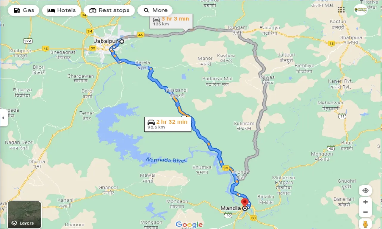 jabalpur-to-mandla-round-trip
