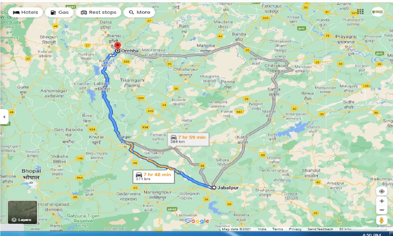 jabalpur-to-orchha-round-trip