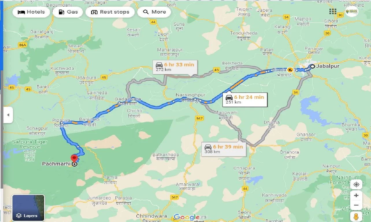 jabalpur-to-pachmarhi-round-trip