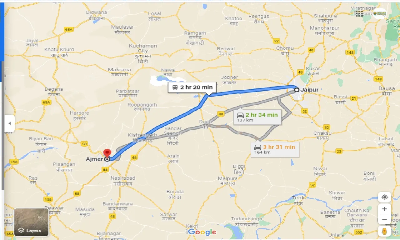 jaipur-to-ajmer-round-trip