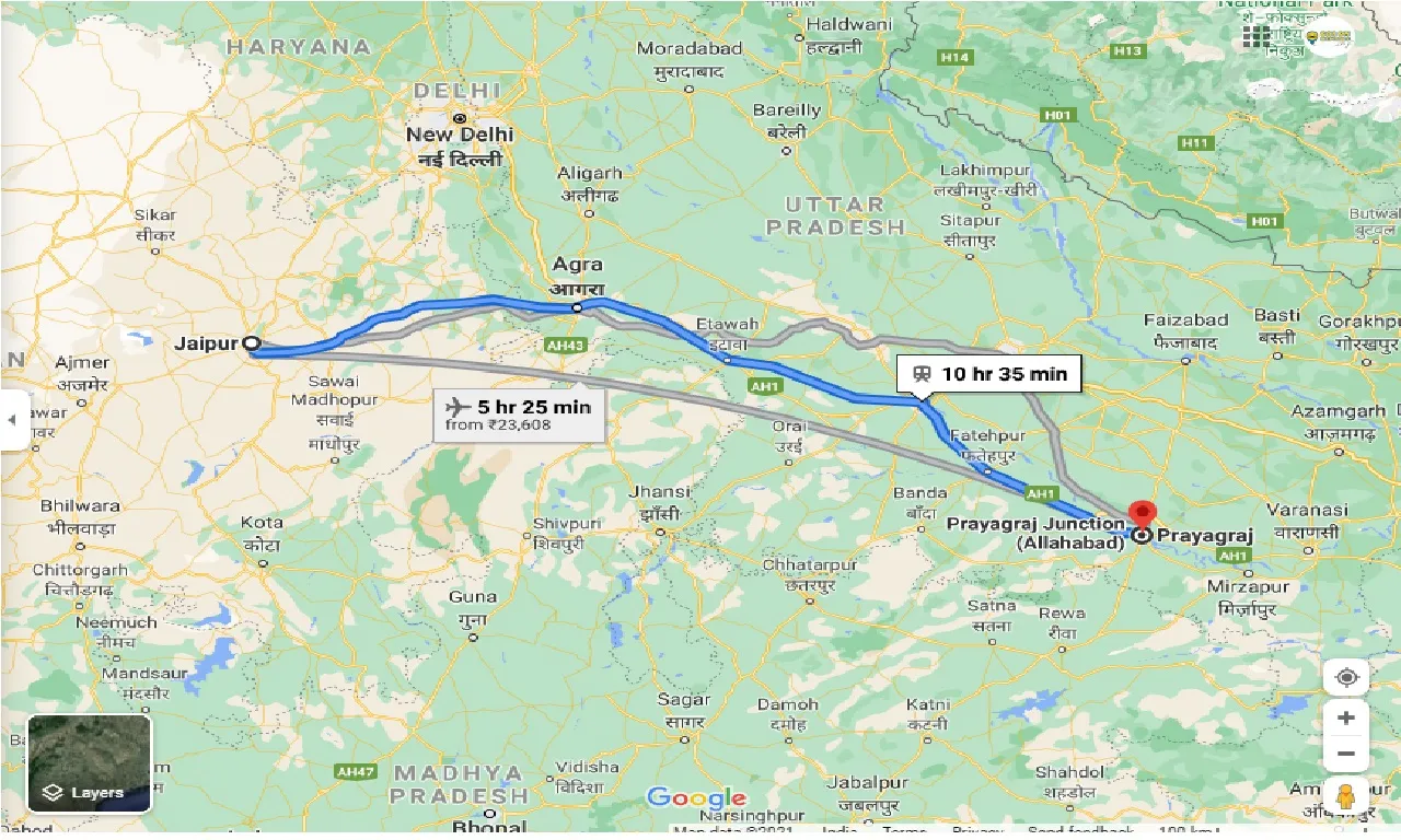 jaipur-to-allahabad-outstation