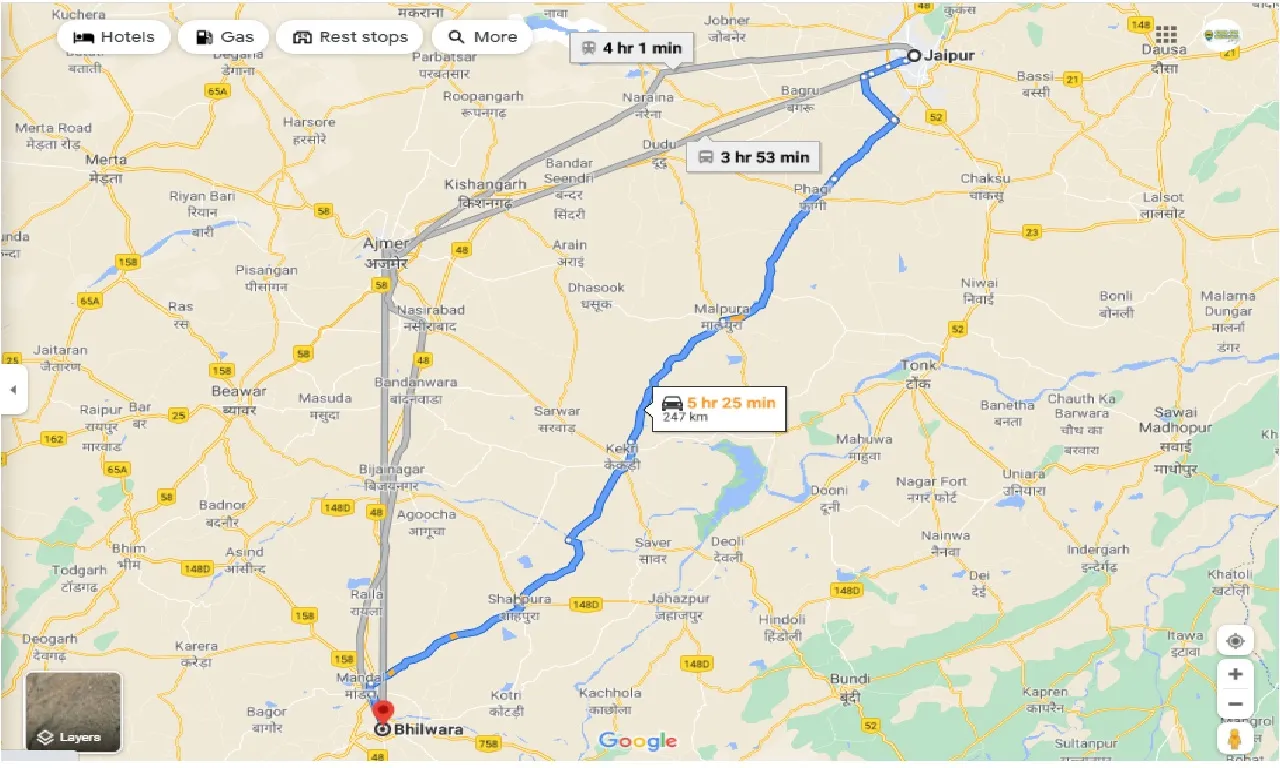 jaipur-to-bhilwara-one-way