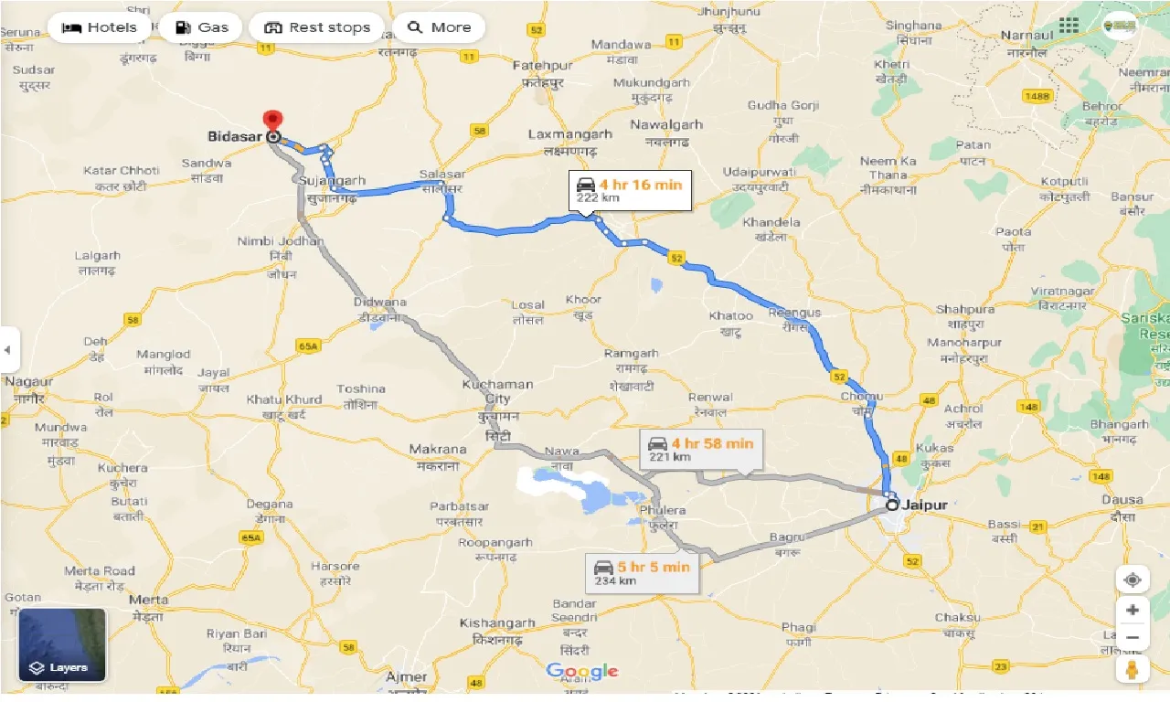 jaipur-to-bidasar-round-trip