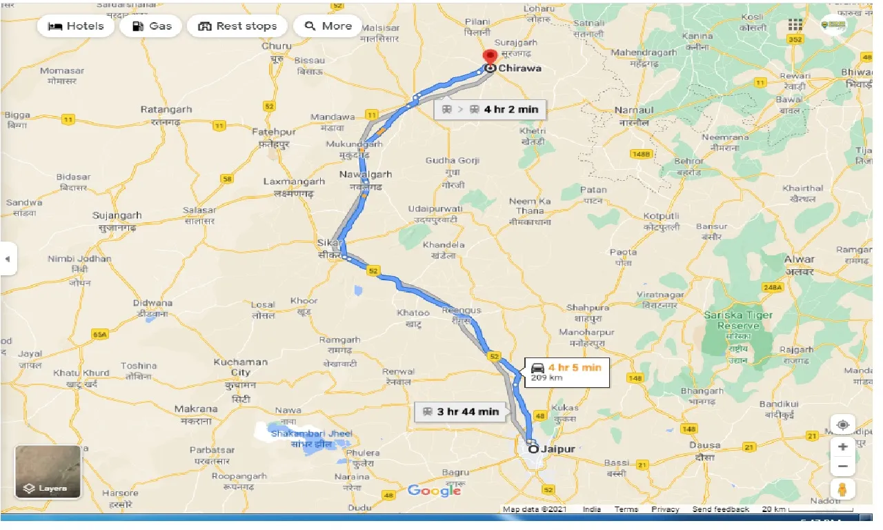 jaipur-to-chirawa-one-way