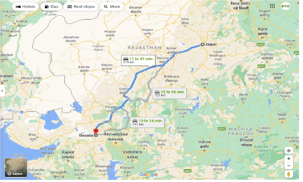 jaipur-to-dasada-one-way