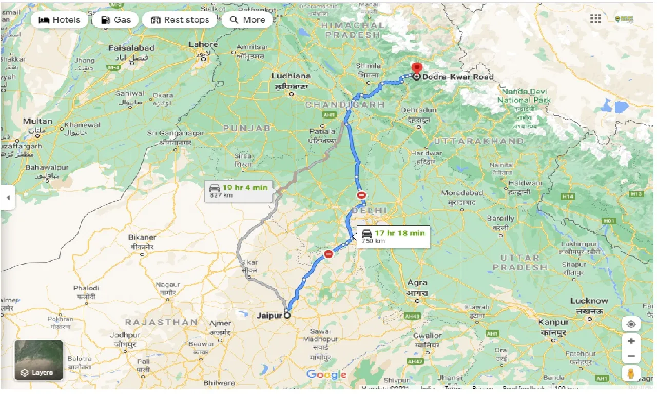 jaipur-to-dodra-kwar-round-trip