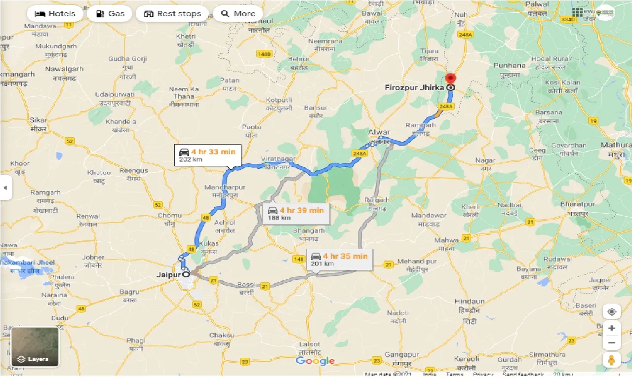 jaipur-to-ferozepur-jhirka-round-trip