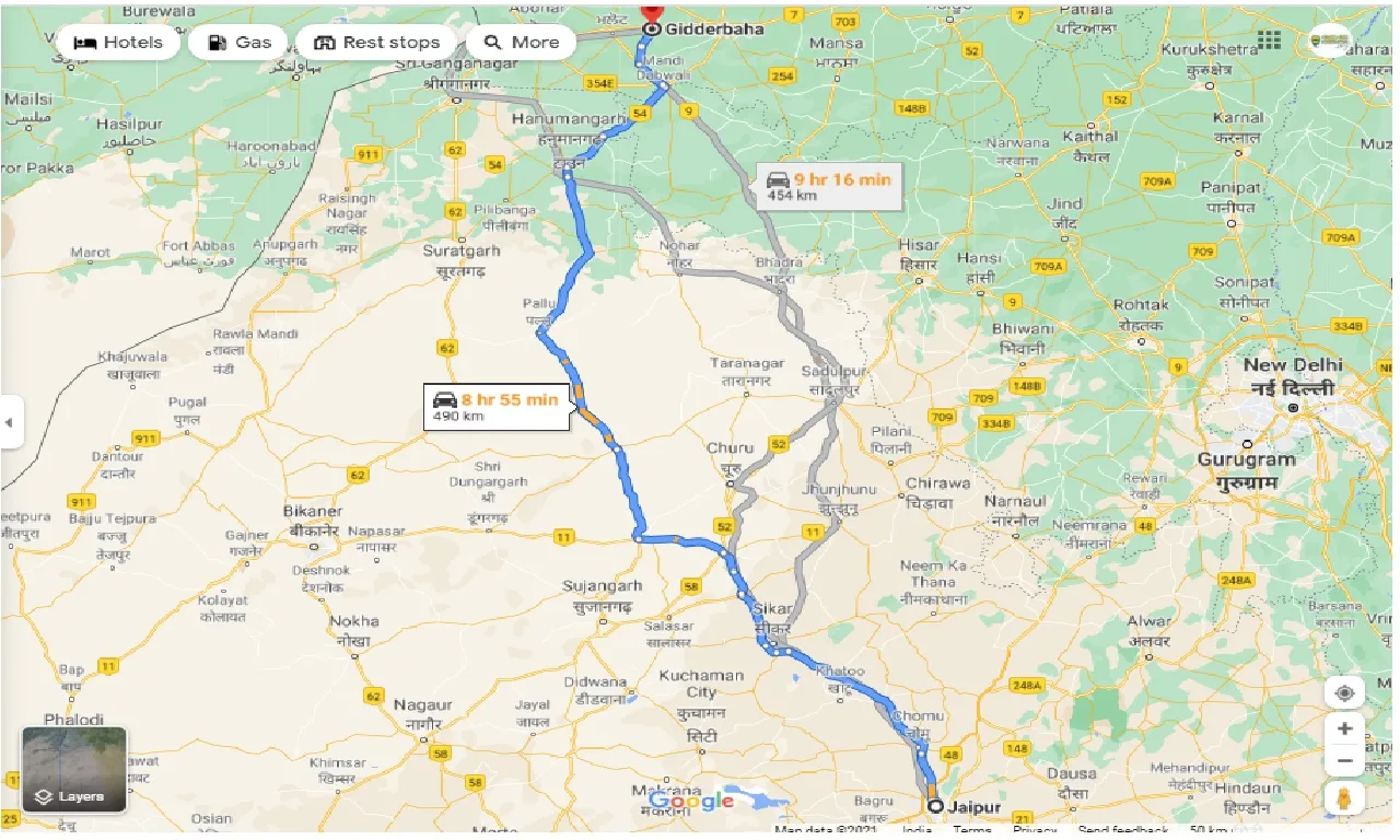 jaipur-to-gidderbaha-one-way
