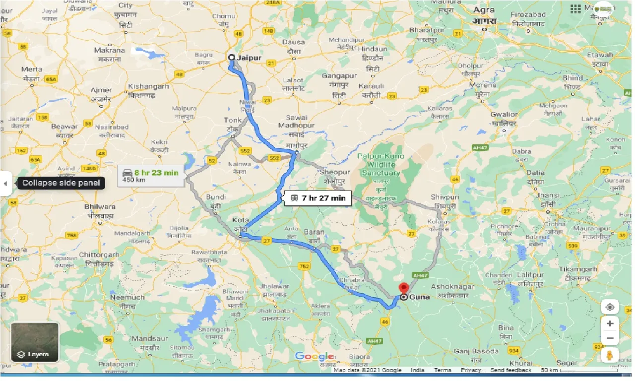 jaipur-to-guna-round-trip