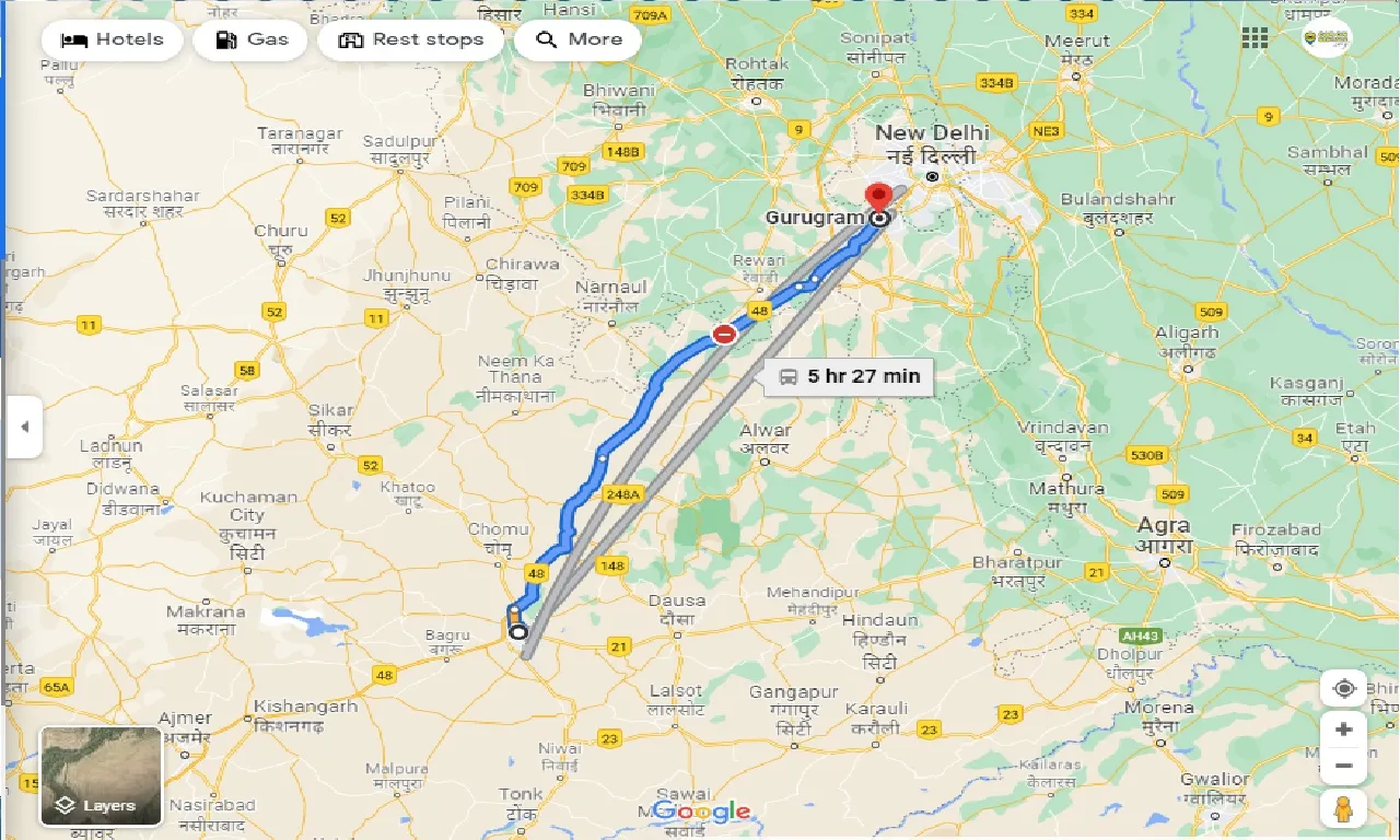 jaipur-to-gurgaon-outstation