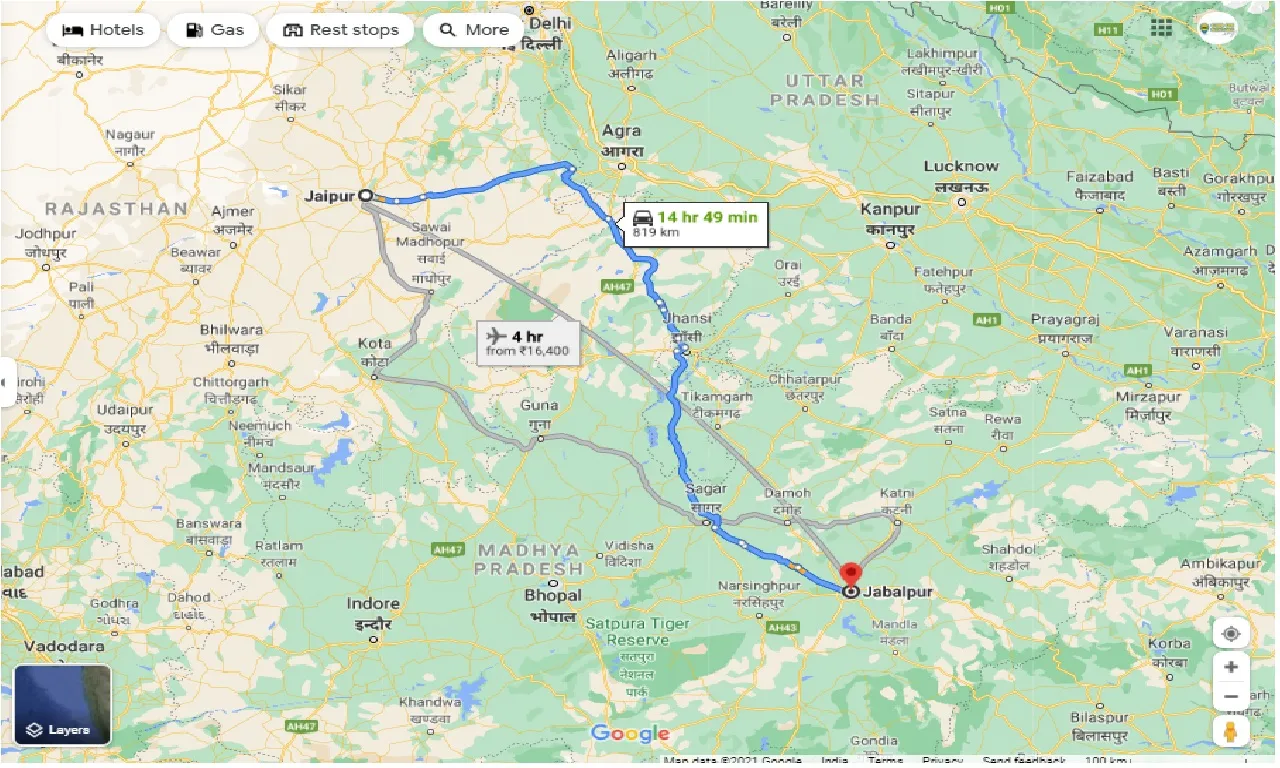 jaipur-to-jabalpur-round-trip