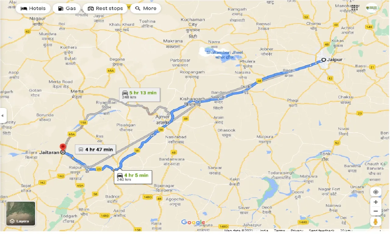 jaipur-to-jaitaran-round-trip