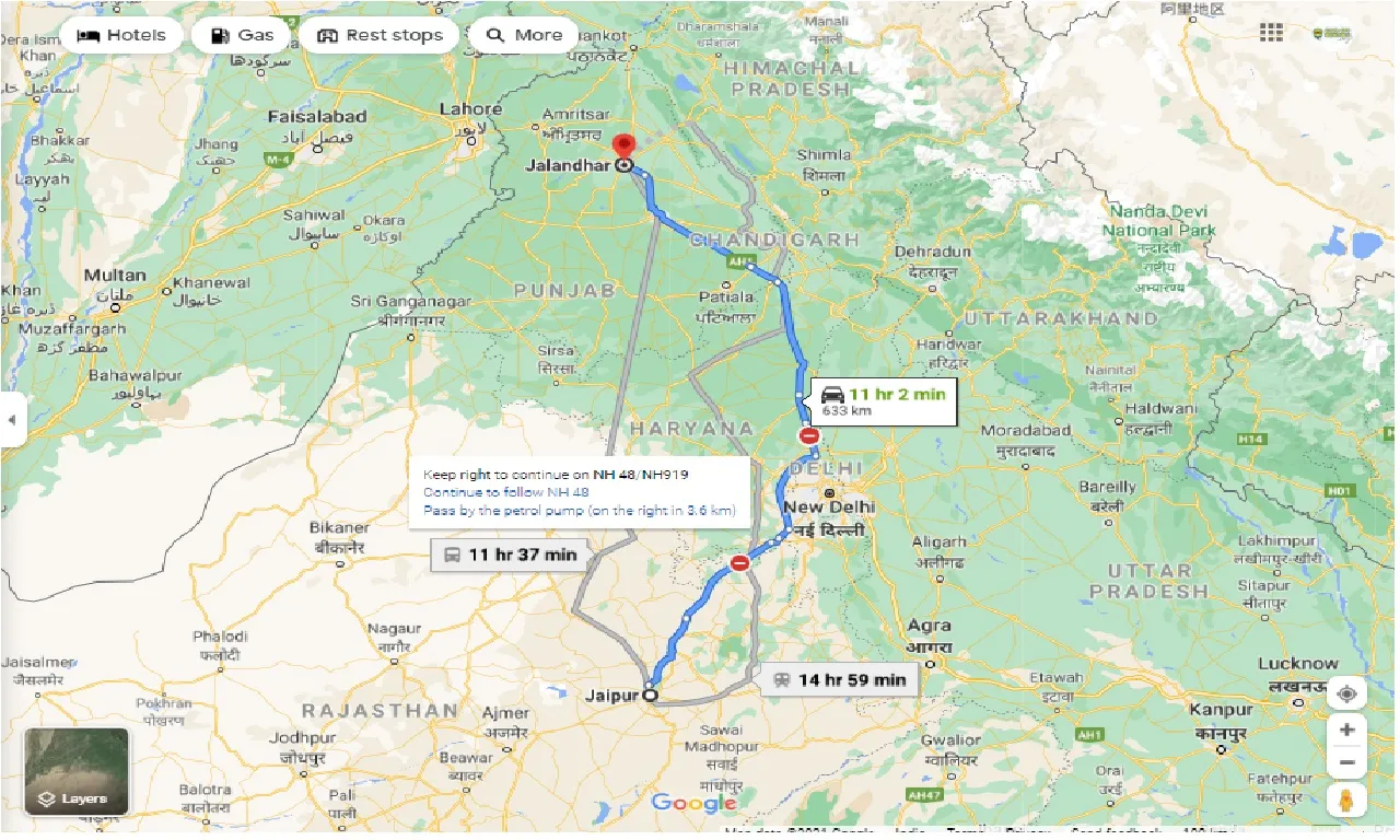 jaipur-to-jalandhar-one-way