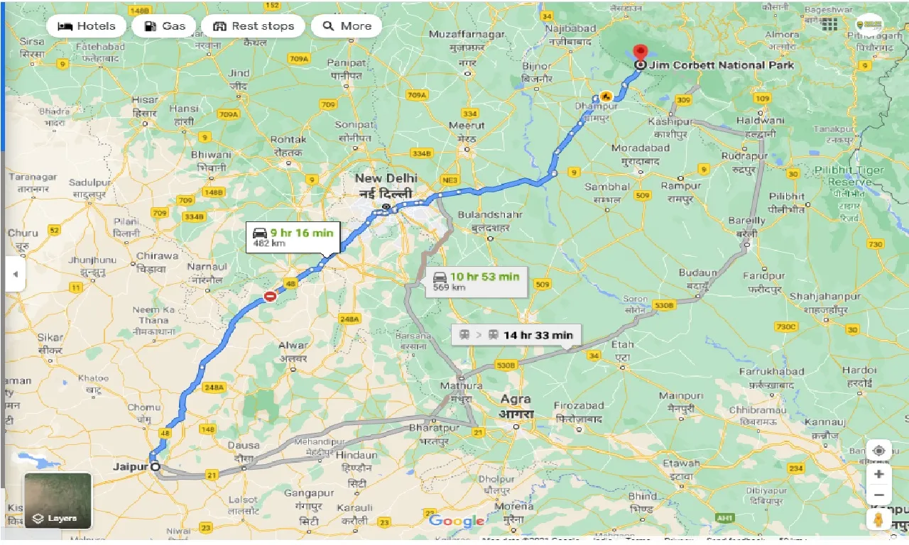 jaipur-to-jim-corbett-national-park-round-trip