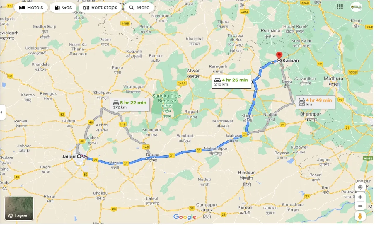 jaipur-to-kaman-round-trip