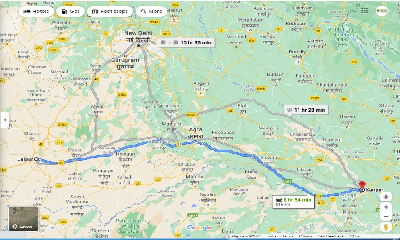 jaipur-to-kanpur-one-way