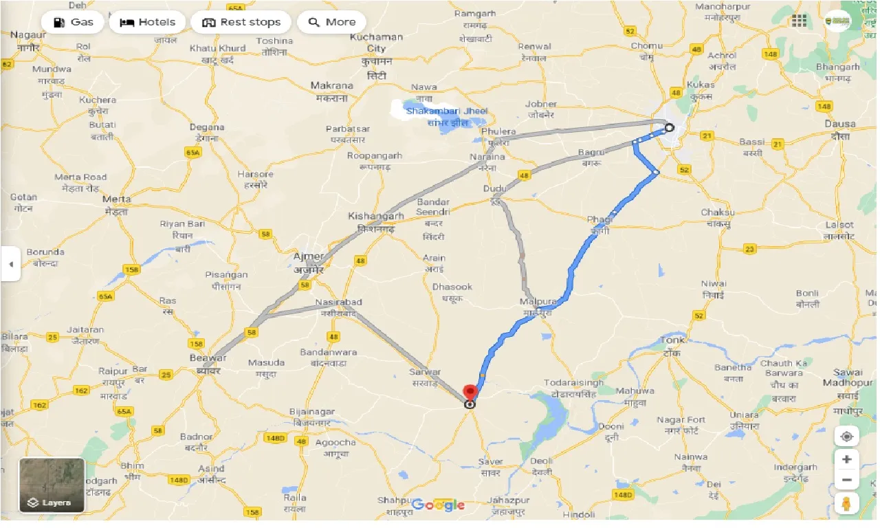 jaipur-to-kekri-round-trip