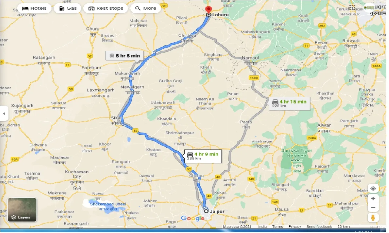 jaipur-to-loharu-one-way