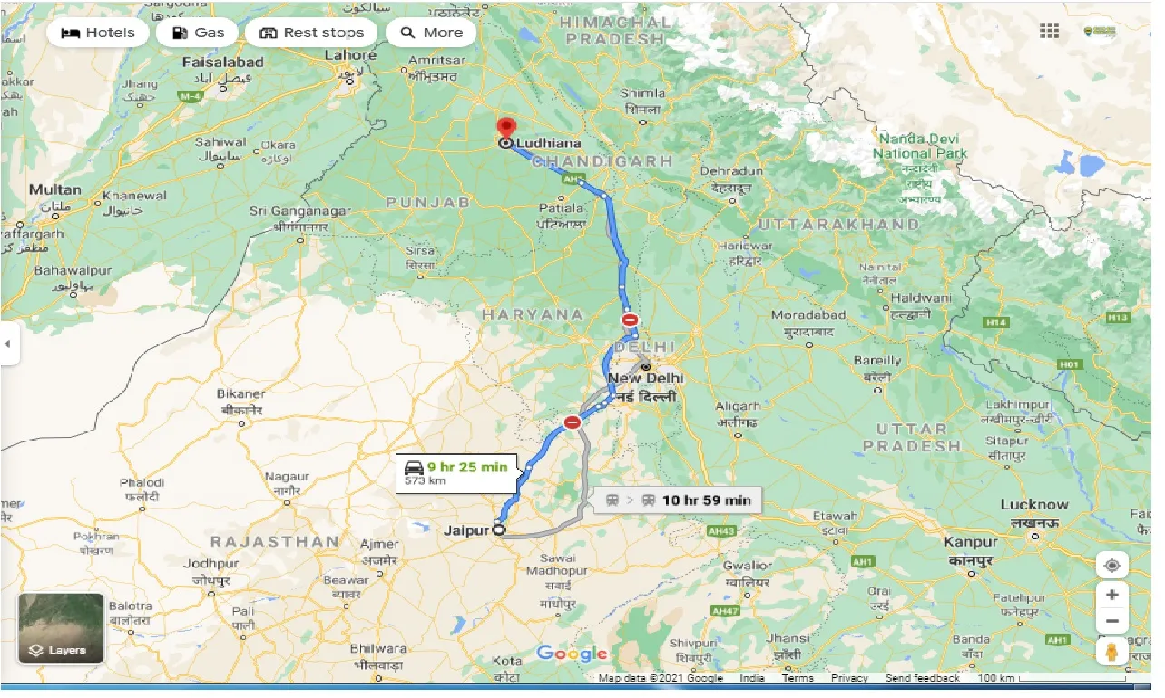 jaipur-to-ludhiana-round-trip