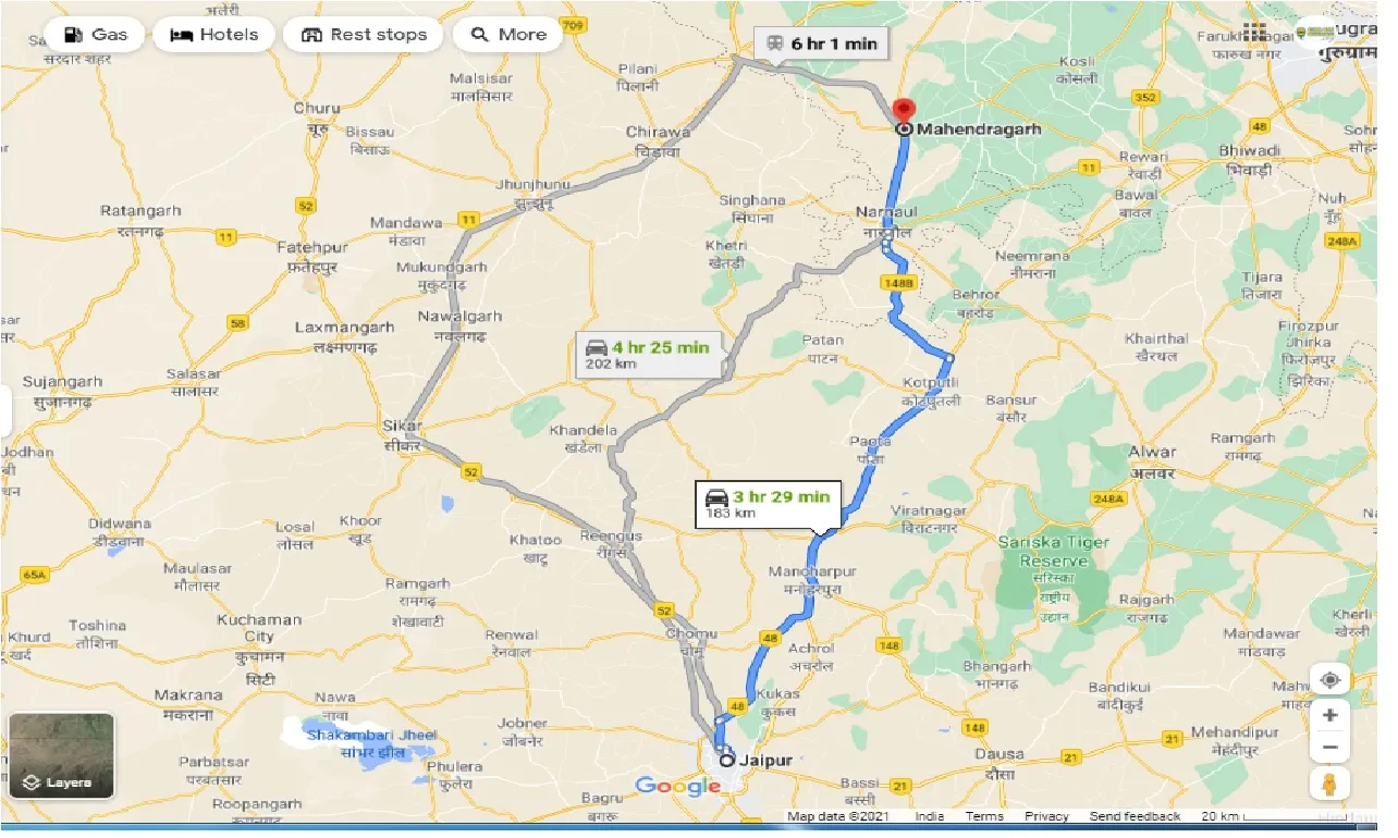 jaipur-to-mahendragarh-round-trip