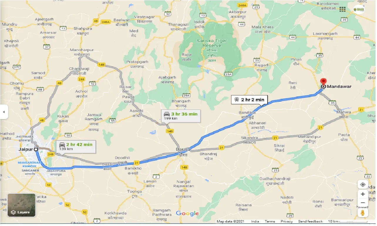 jaipur-to-mandawar-one-way