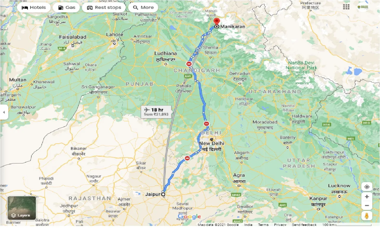jaipur-to-manikaran-one-way