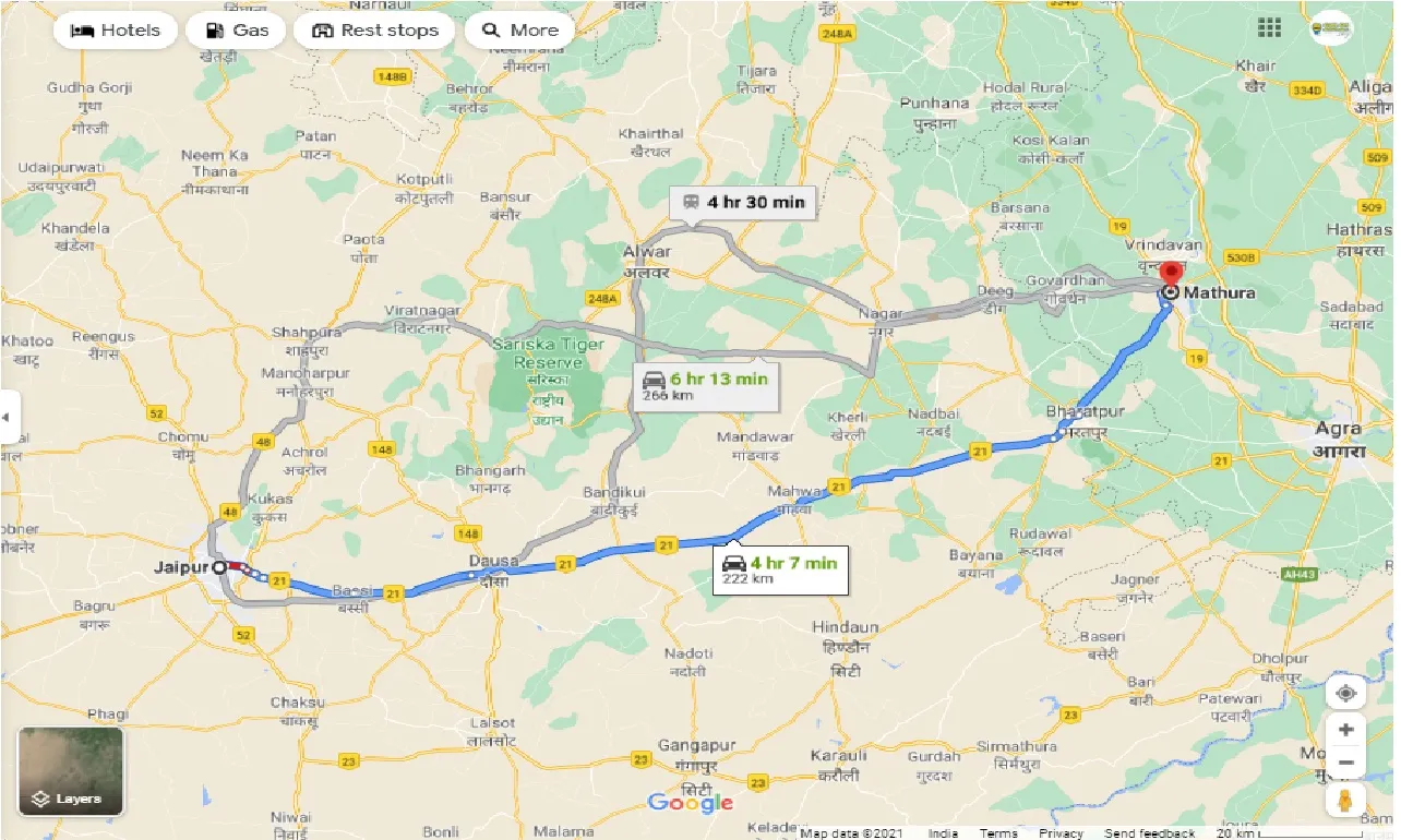 jaipur-to-mathura-round-trip