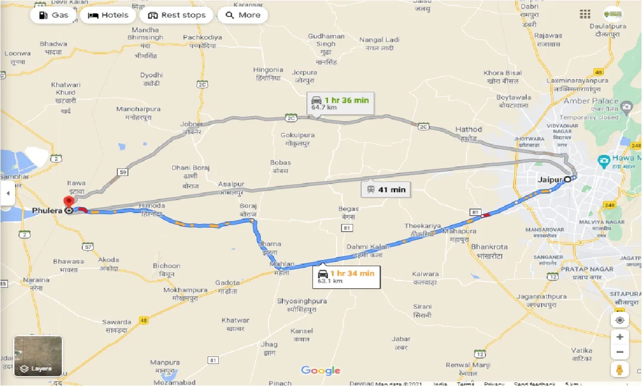 jaipur-to-phulera-round-trip