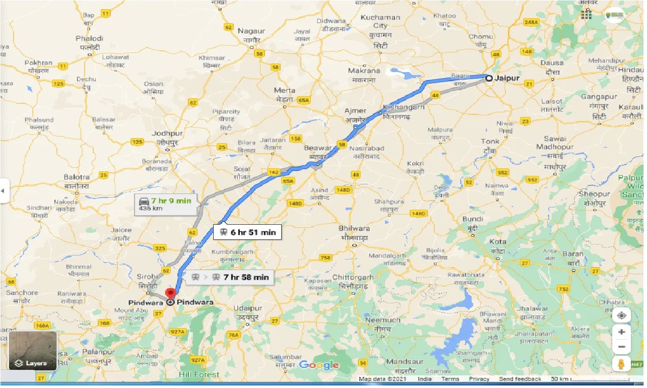 jaipur-to-pindwara-round-trip