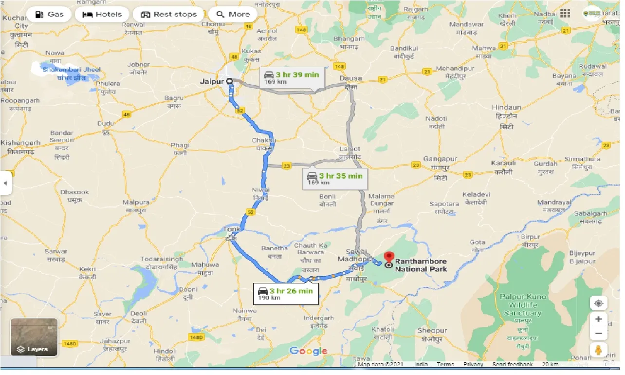 jaipur-to-ranthambore-national-park-one-way