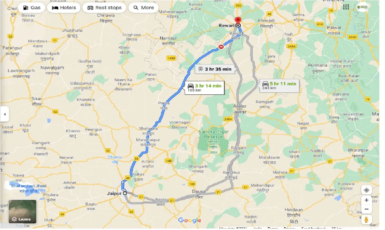 jaipur-to-rewari-round-trip