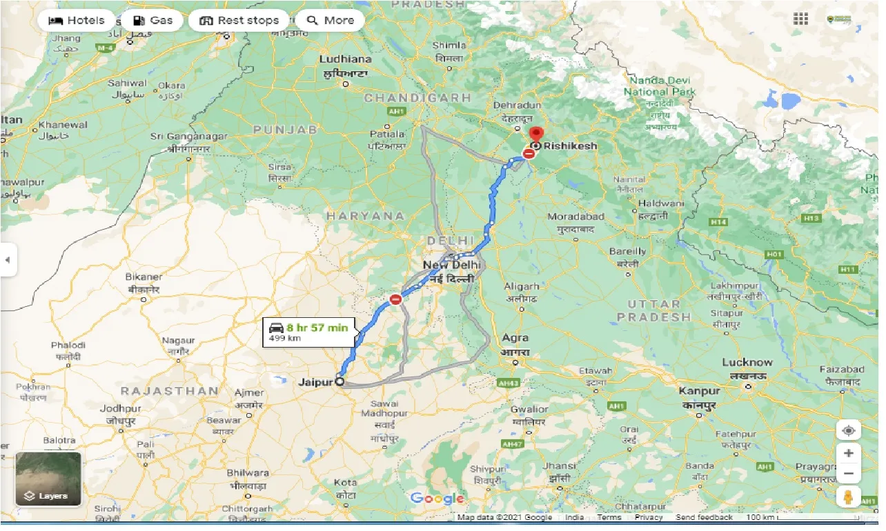 jaipur-to-rishikesh-one-way