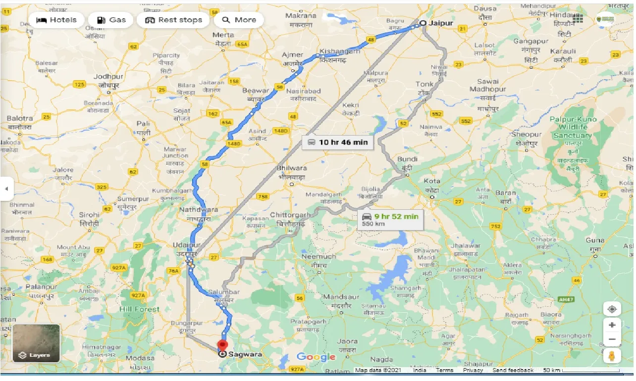 jaipur-to-sagwara-round-trip
