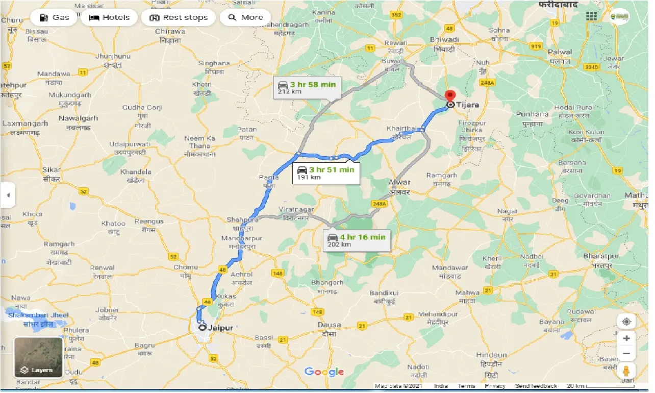 jaipur-to-tijara-one-way