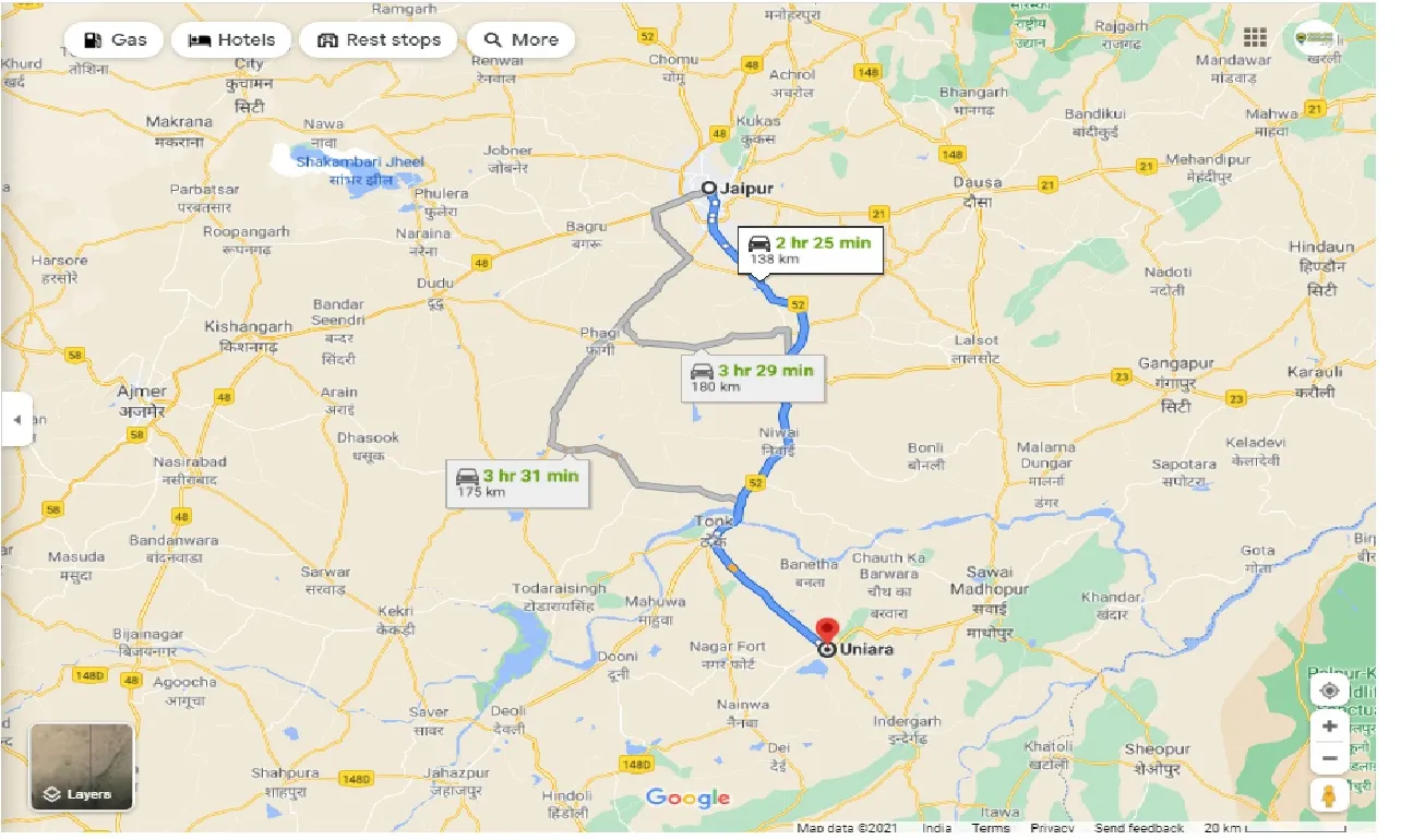 jaipur-to-uniara-round-trip