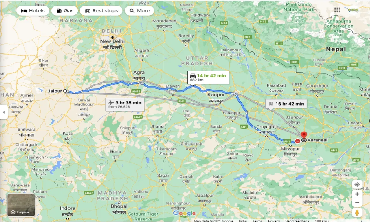 jaipur-to-varanasi-round-trip