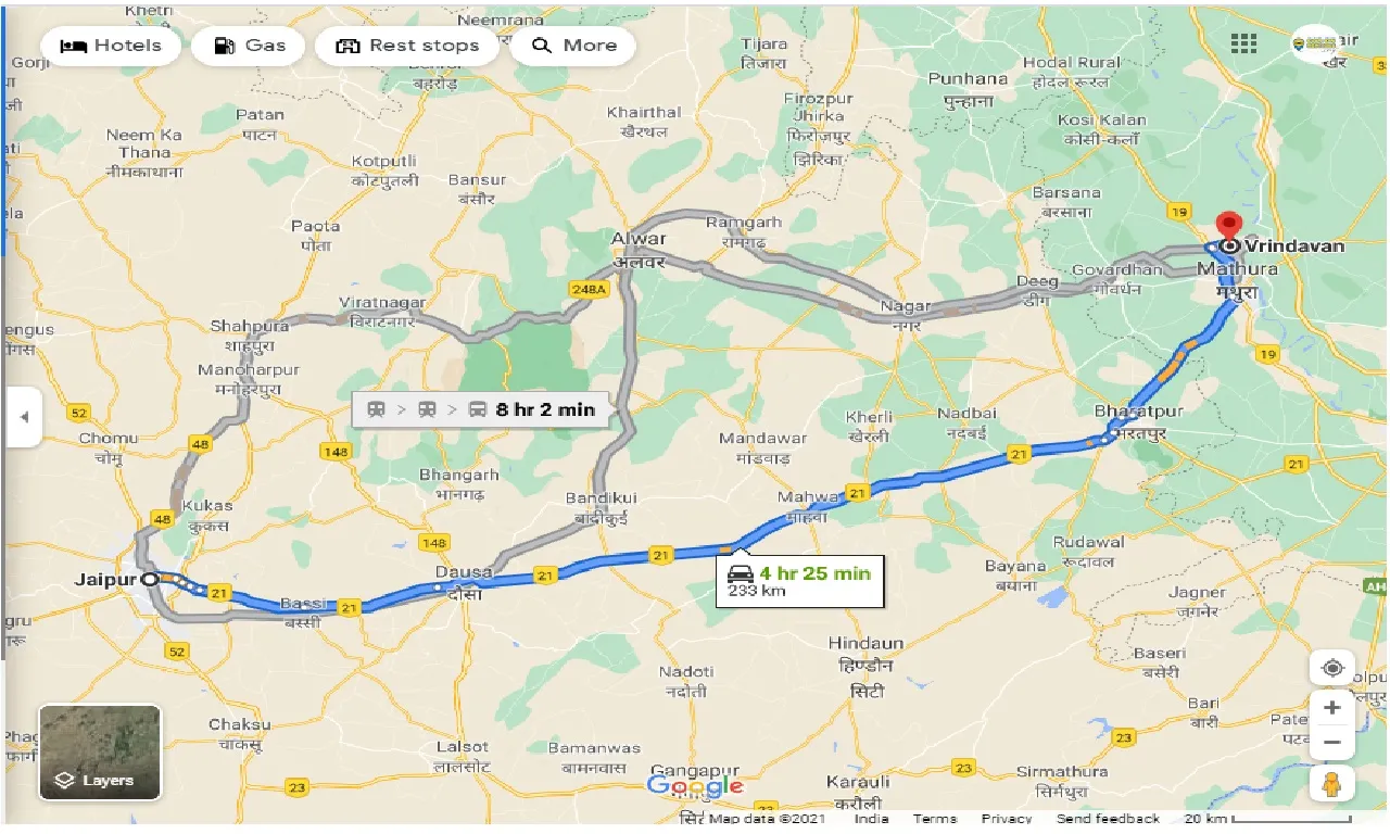 jaipur-to-vrindavan-outstation